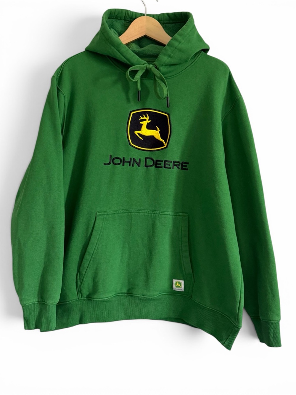 John Deere Green Pullover Hoodie Large